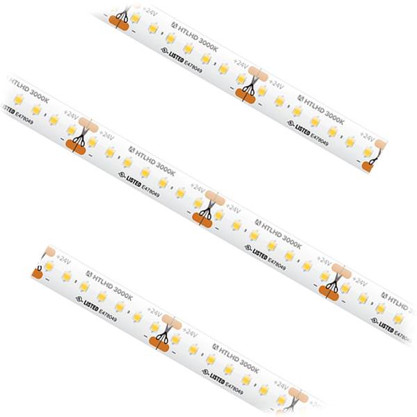100' 3.65 watt (per foot) 24 volt 3000K LED Tape Light